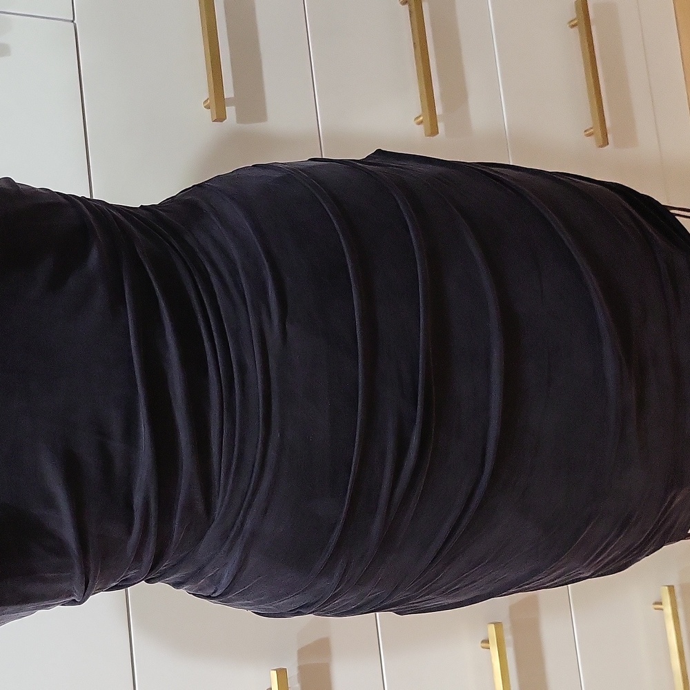 Helmut Lang Silk Sleevless Little Black Dress Size Medium - Picture 3 of 7